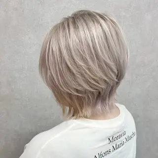 ショート カラー キッズ 江坂エリア最安値◎ ブリーチ*土田のヘアスタイル