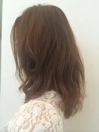 セミロング ロング パーマ BREK 袋井店のヘアスタイル