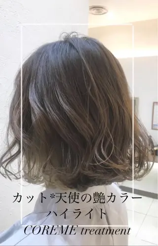 ショート カラー 縮毛矯正/髪質改善/ 艶髪ササキナツミのヘアスタイル
