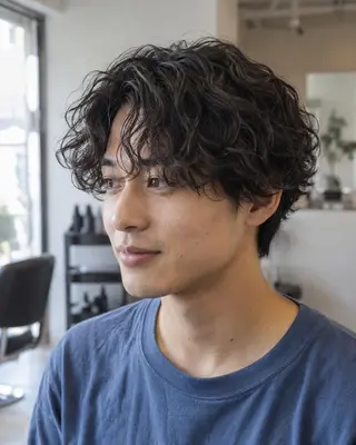 ショート メンズ 緑地公園メンズカット メンズパーマのヘアスタイル