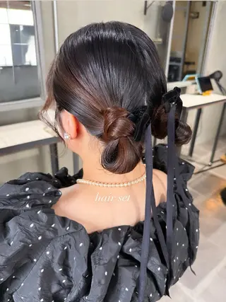 ヘアアレンジ 佐伯 桃のヘアスタイル