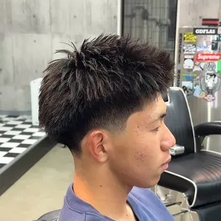 ショート パーマ ヘアアレンジ メンズ MENIN メンズ サロン 望月 涼太のヘアスタイル