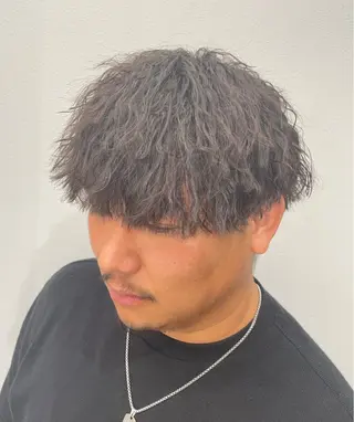 パーマ メンズ 京都河原町 メンズパーマ助川龍哉のヘアスタイル