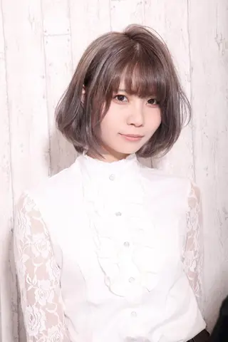 ショート カラー 透明感カラー/韓国 ブリーチ/古橋のヘアスタイル