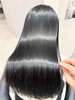 ロング カラー パーマ ヘアアレンジ 縮毛矯正/髪質改善/ ブリーチ毛/木元渓太のヘアスタイル