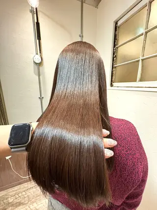 ロング カラー マンツーマン施術/ ダブルカラー/アリサのヘアスタイル