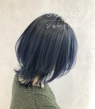 ショート カラー 🦋シールエクステ /韓国/リアラ🦋のヘアスタイル