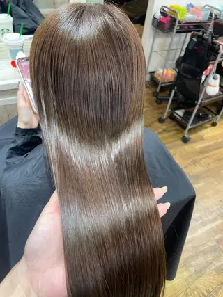 ロング カラー 極艶透明感カラー🐰 髪質改善/出雲つぐみのヘアスタイル