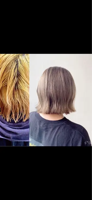 ミディアム カラー 井上 巧のヘアスタイル