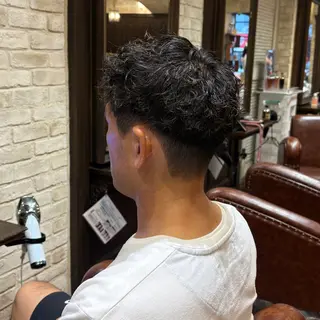 パーマ メンズ 🐺イノウエ サキ🐺のヘアスタイル