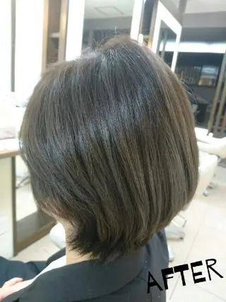 ショート カラー 前野 樹莉のヘアスタイル