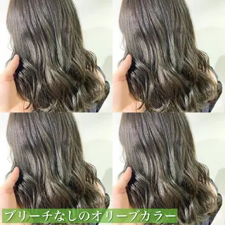 ミディアム カラー navile原宿 yumaのヘアスタイル