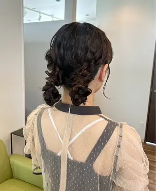 ロング ヘアアレンジ Hanon 美桜のヘアスタイル