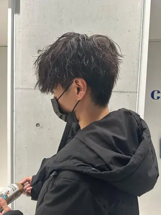 ショート 👑メンズパーマ👑 中谷 陸のヘアスタイル