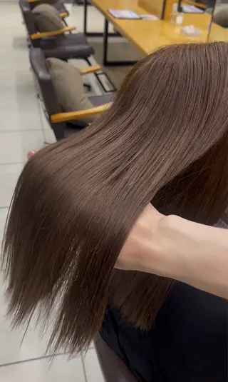 セミロング カラー 🤎柔らかモテカラー 🌟佐藤壮也🌟のヘアスタイル