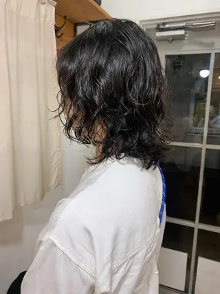 ミディアム パーマ 【pejite】 Hinanoのヘアスタイル