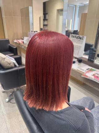 ミディアム 笠原未稀/カット・ ブリーチ無しカラーのヘアスタイル