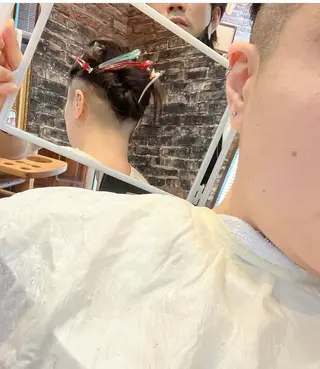 ミディアム クーペアセック 神田のヘアスタイル