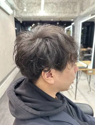 パーマ メンズ 橋爪 朱音のヘアスタイル