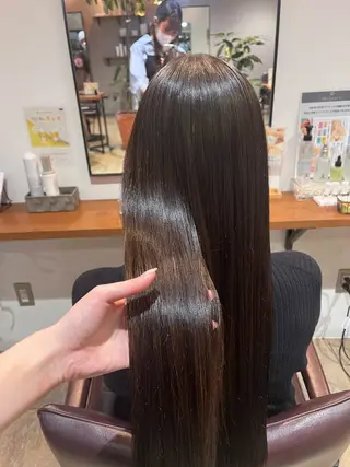 ロング パーマ 清水 月菜のヘアスタイル