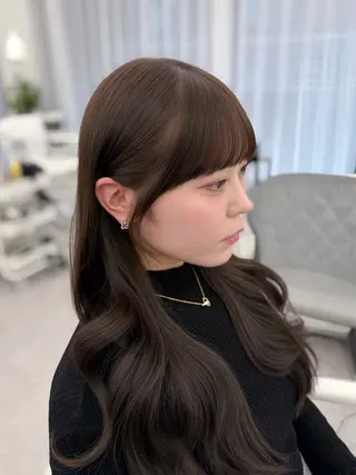 ロング カラー 韓国ガーリーヘア🎀 Sayaka🤍のヘアスタイル
