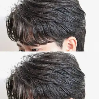 パーマ メンズ 安部 真弘のヘアスタイル