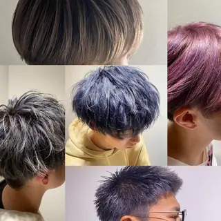 ショート カラー 斎藤 仁のヘアスタイル
