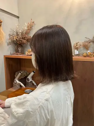 ミディアム 透明感カラー/名古屋 /栄/木下奈々望のヘアスタイル