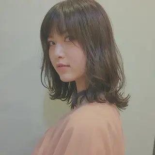 ミディアム カラー 山中 直輝のヘアスタイル