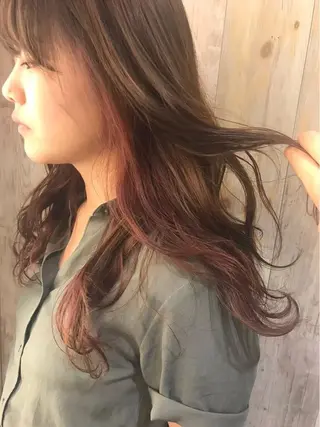 ロング カラー repose日本橋 室町のヘアスタイル