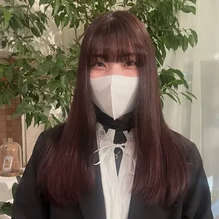 ロング カラー 高原 優のヘアスタイル