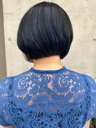 ショート カラー ボブ/ゆるふわ ボブパーマ/とういのヘアスタイル