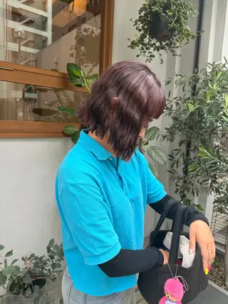 ショート カラー ENIF 大島 芽生のヘアスタイル