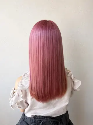 セミロング 池袋カラー/艶カラー 🎀Rina🎀のヘアスタイル