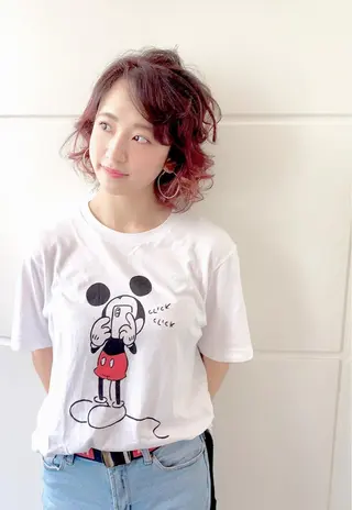 ショート 不動令 認定カラーリストのヘアスタイル