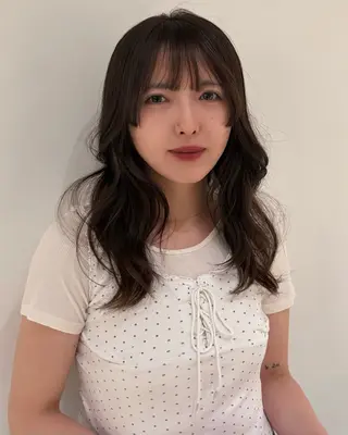 セミロング Riko/ カットモデル募集❤︎のヘアスタイル