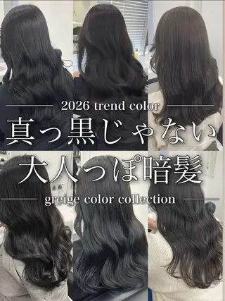 ロング カラー 角口 幹太のヘアスタイル