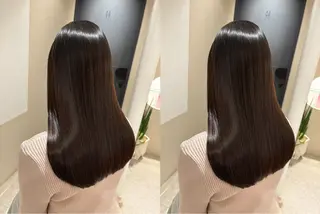 セミロング Bonheur銀座 michiko艶髪のヘアスタイル