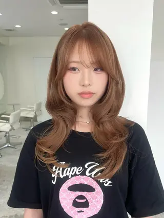 ロング 🟣niw SHUNNA🟣のヘアスタイル