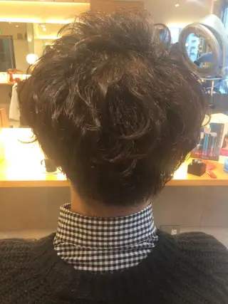 カラー パーマ ヘアアレンジ メンズ メンズパーマの巨匠 鈴木純のヘアスタイル