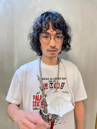 ミディアム カラー パーマ ヘアアレンジ メンズ キッズ ネイル マツエク・マツパ アイブロウ tatsumi/ボブ ウルフ/レイヤーのヘアスタイル