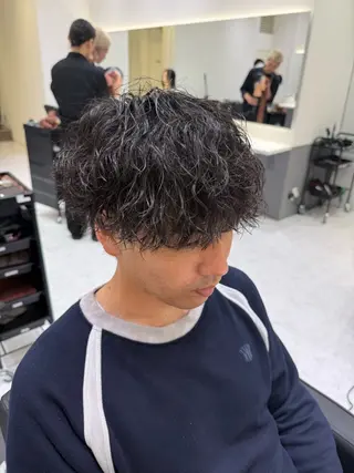 パーマ メンズ メンズパーマ特化 北爪のヘアスタイル