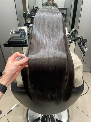 ロング 松尾 祐輝のヘアスタイル