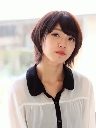 ショート カラー 森田 真由のヘアスタイル