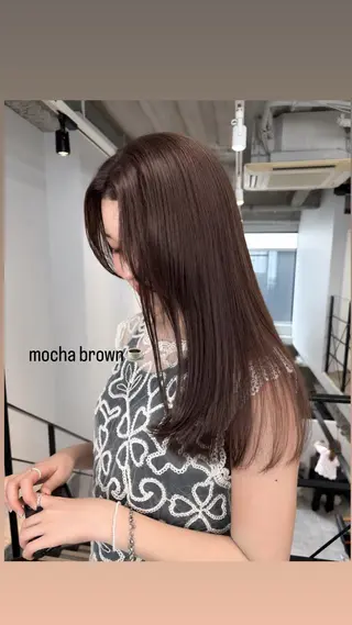 ロング カラー 石井聖愛/名古屋/ 伏見/カラーモデルのヘアスタイル