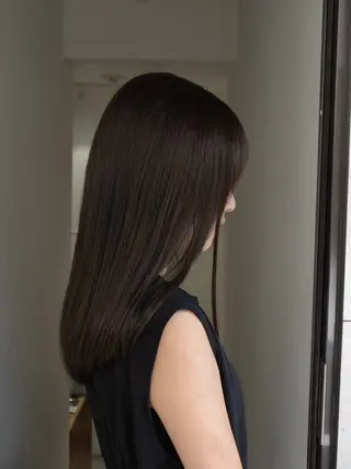 ミディアム カラー navile原宿 yumaのヘアスタイル