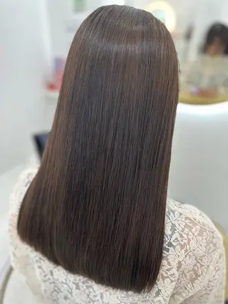 ミディアム aini上本町 吉元直明のヘアスタイル
