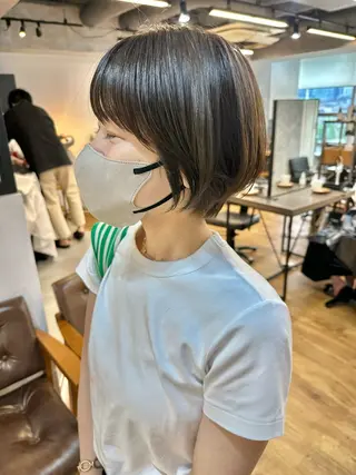 ショート SNS撮影用 髪質改善モデル募集のヘアスタイル