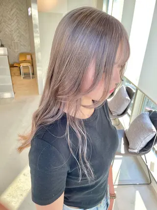 セミロング 🎗副店長/井上 竜 ブリーチ指名No.1のヘアスタイル