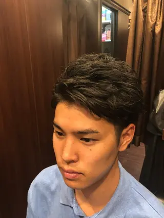 ショート パーマ 【パーマ指名No1】 浅野空人のヘアスタイル